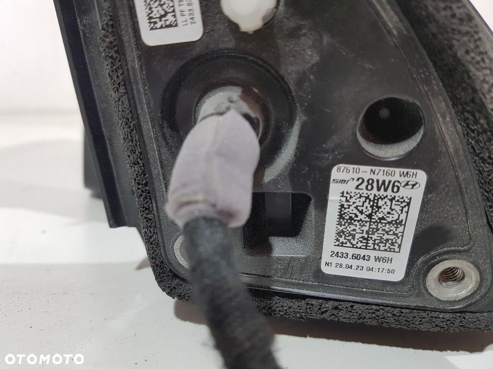 HYUNDAI TUCSON IV 4 LUSTERKO PRAWE ZEWNĘTRZNE 10PIN 87610-N7160 EUROPA ORYG - 8