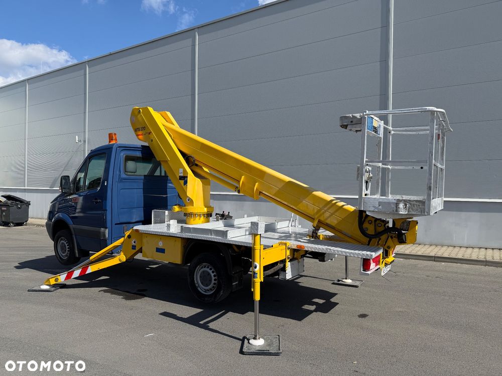 Mercedes-Benz Podnośnik Koszowy Wumag WTB 220 22 metry 14 w Bok Pilot UDT Palfinger zwyżka jak Gsr Ruthmann Multitel - 11