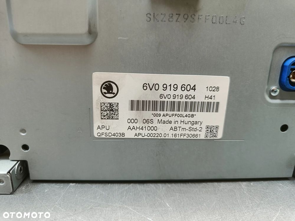 Radio Skoda Fabia 3 III Wyświetlacz Ekran Dotykowy 6V0919604 - 11
