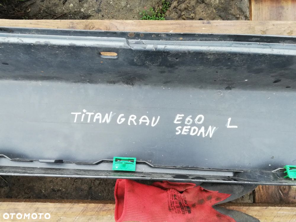 BMW E60 SEDAN - NAKŁADKA PROGOWA LEWA Titangrau - 4