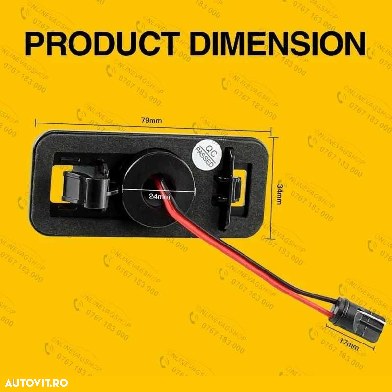 Set Lampi Led numar Subaru Impreza,Forester,Legacy, WRX, Impreza Wagon - 7