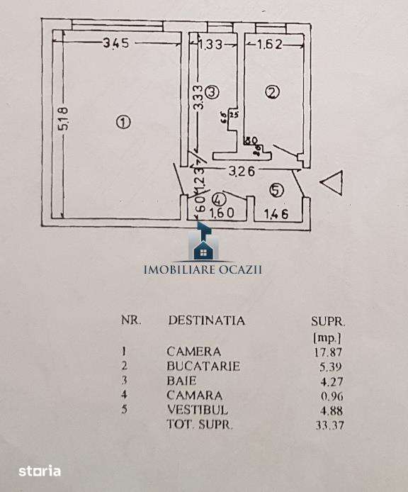 Vanzare Garsoniera Decomandata Bld. Brancoveanu - Imagine principală: 5/6