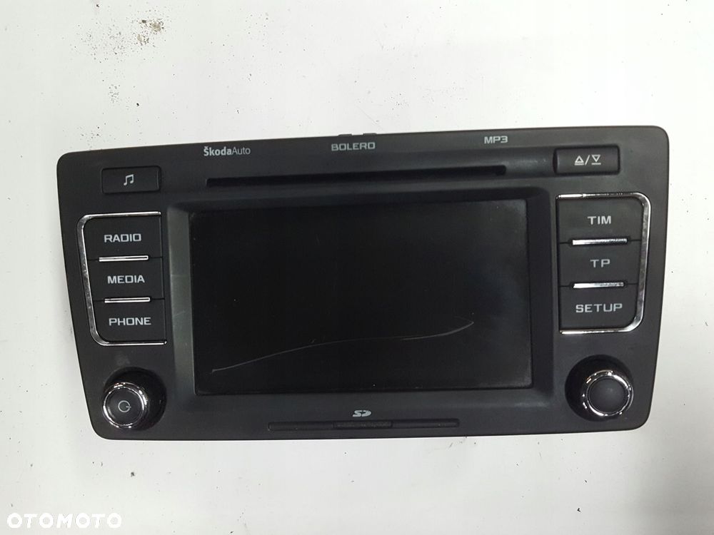 SKODA YETI 5L 09-13r RADIO CD MP3 BOLERO 1Z0035156F - 1