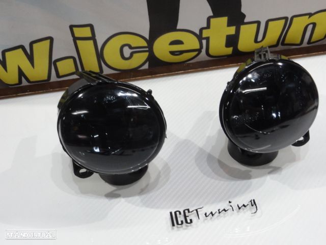 Farois de nevoeiro com luz branca 5000k para BMW F10, F11, F22, F23, E92, E93, F07 em cristal ou em fundo escurecido (smoke) - 18