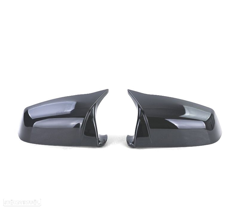 CARCAÇAS DE ESPELHO PARA BMW E60 E61 07-09 LOOK M PRETO BRILHANTE - 3