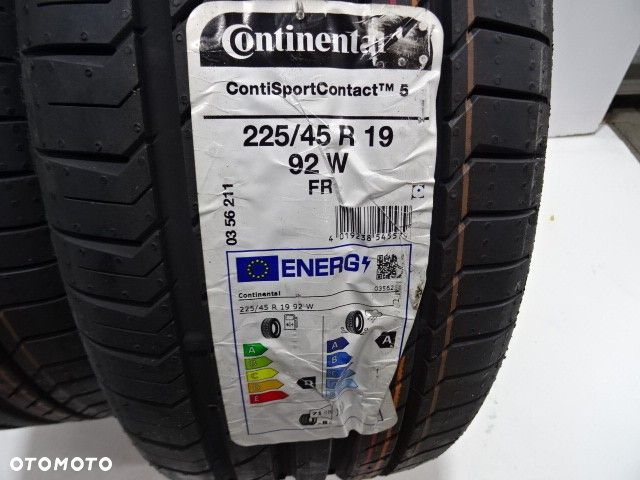 OPONY 225/45/19 2szt CONTINENTAL NOWE (22177) - 2