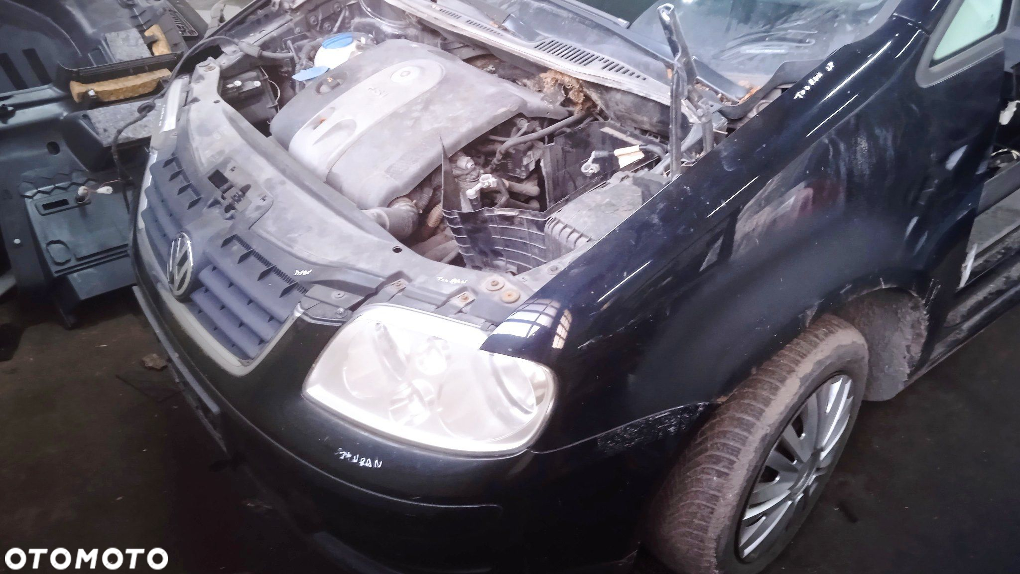 Na części VW Touran 1.6 B FSI LC9X BLF biegów HBJ Silnik Skrzynia Maska Zderzak Drzwi Klapa Szyba - 3