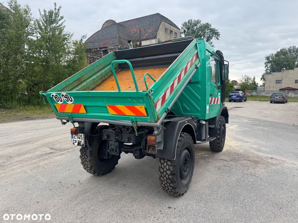 Mercedes-Benz Unimog U90 2000 r. Wywrotka 3 str 2 x WOM 4x4 Hydraulika Tylko 34 tys km Specjalny - 8
