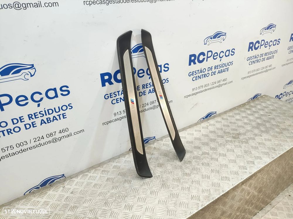 Soleiras Porta Embaladeiras Original BMW Serie 3 E90 E91 Pack M 7963266 7963265 - 3