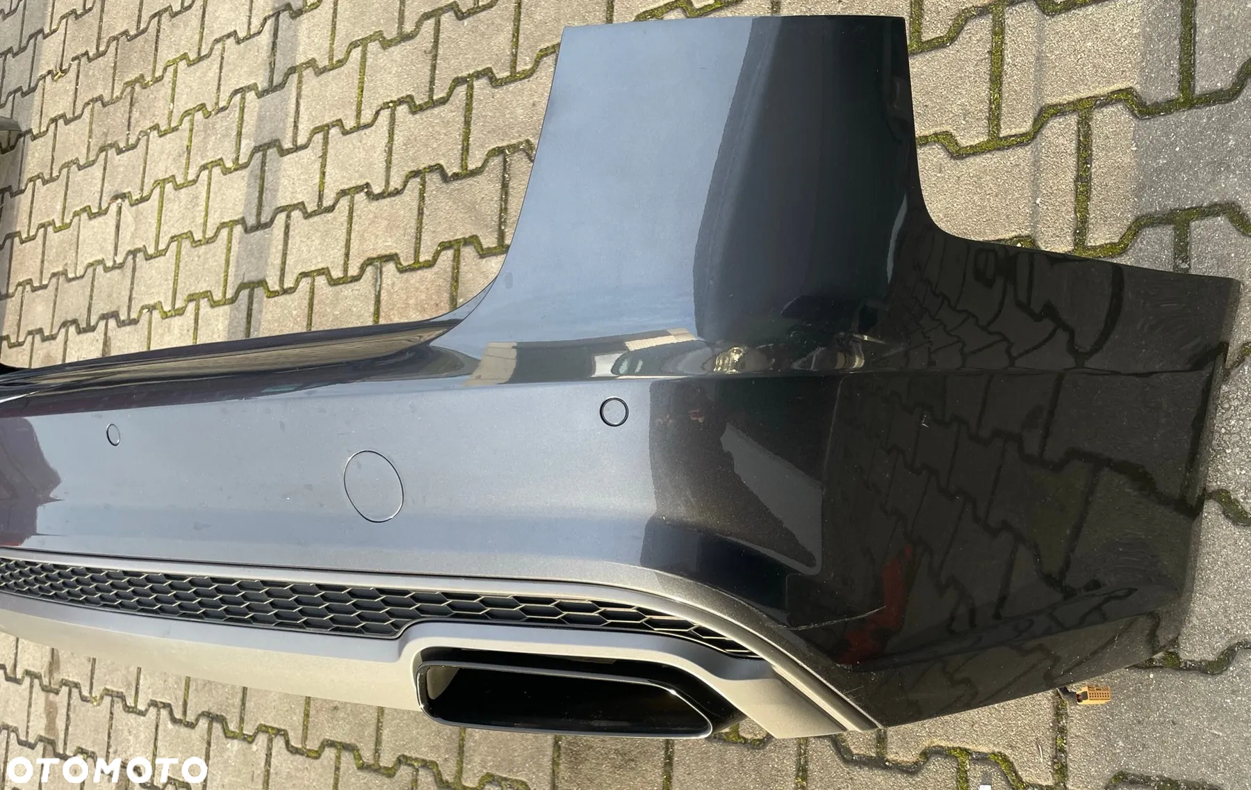 Audi A6 C7 4G Avant S-Line zderzak tył tylny LZ7S kompletny wydechy - 2