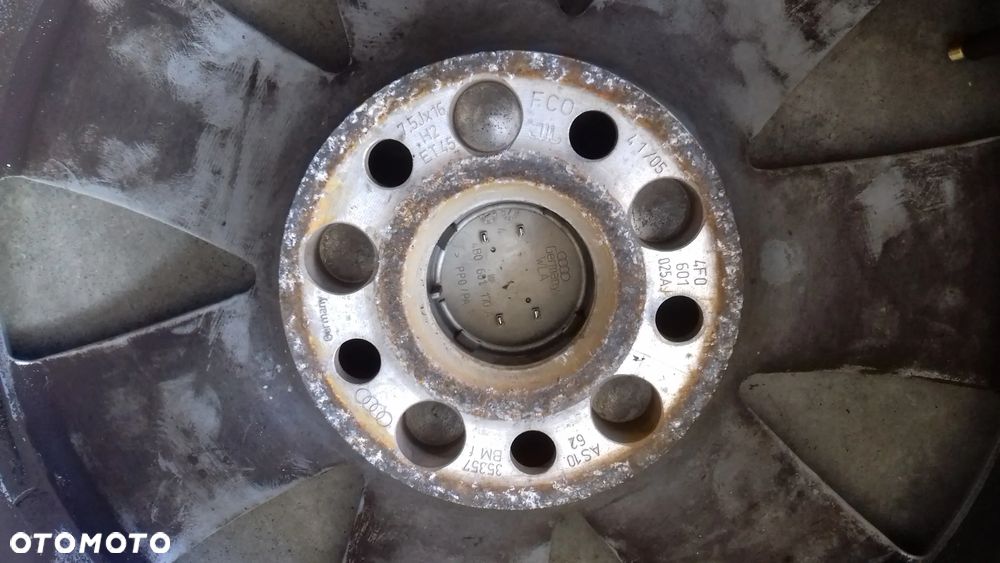 felgi aluminiowe 5x112 7,5J ET45 16" 4F0601025AJ Audi A6 C6 - 11