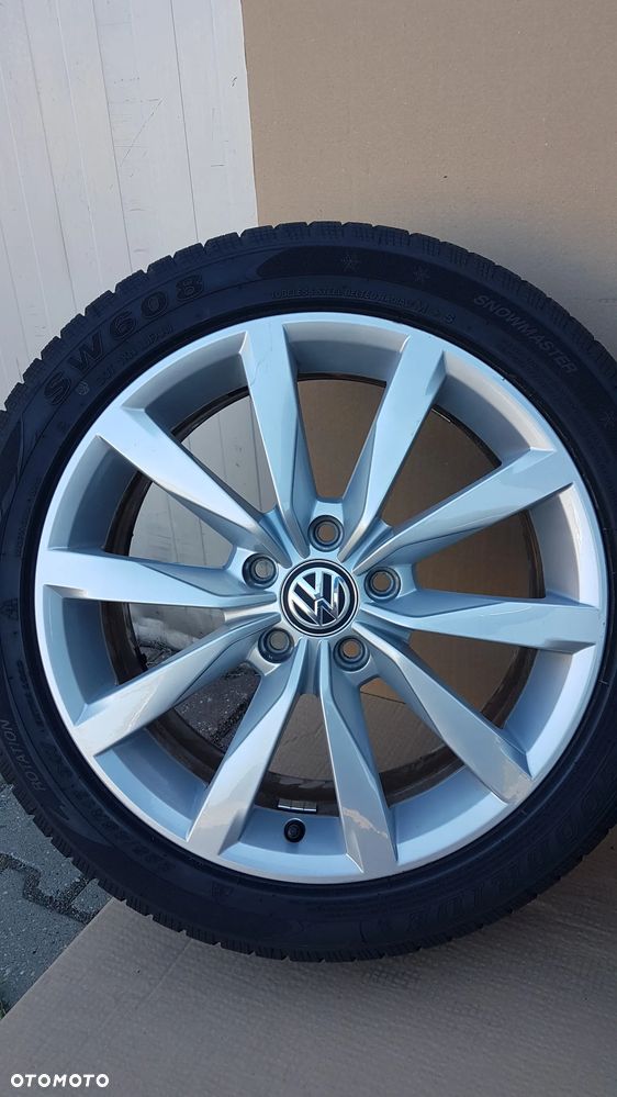 KOŁA FELGI Z OPONAMI ZIMA VW GOLF VII 5G0 7Jx17 ET49 DEMONTAŻ 2025 - 2