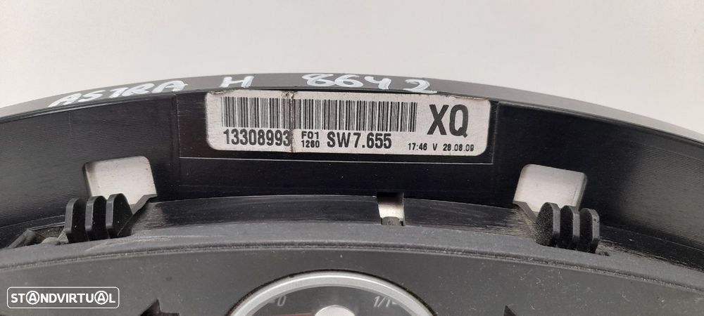 QUADRANTE OPEL ASTRA H 2009 -13308993 - 2