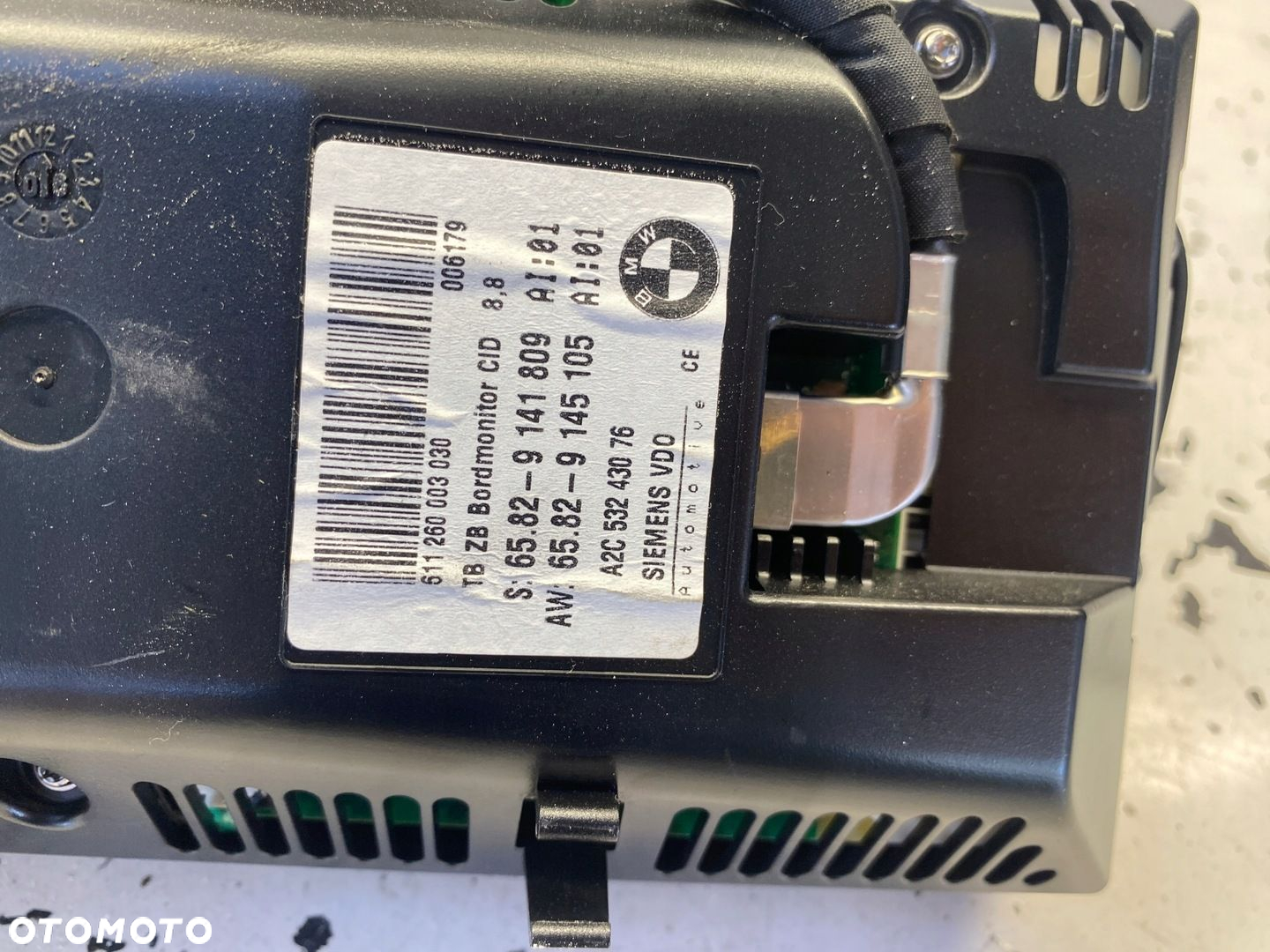 BMW E60 LIFT MONITOR WYŚWIETLACZ NAWIGACJI 9141809 - 8