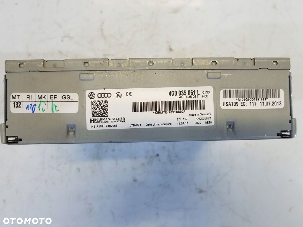 tuner moduł radia audi a4 b8 lift 4g0035061l - 3