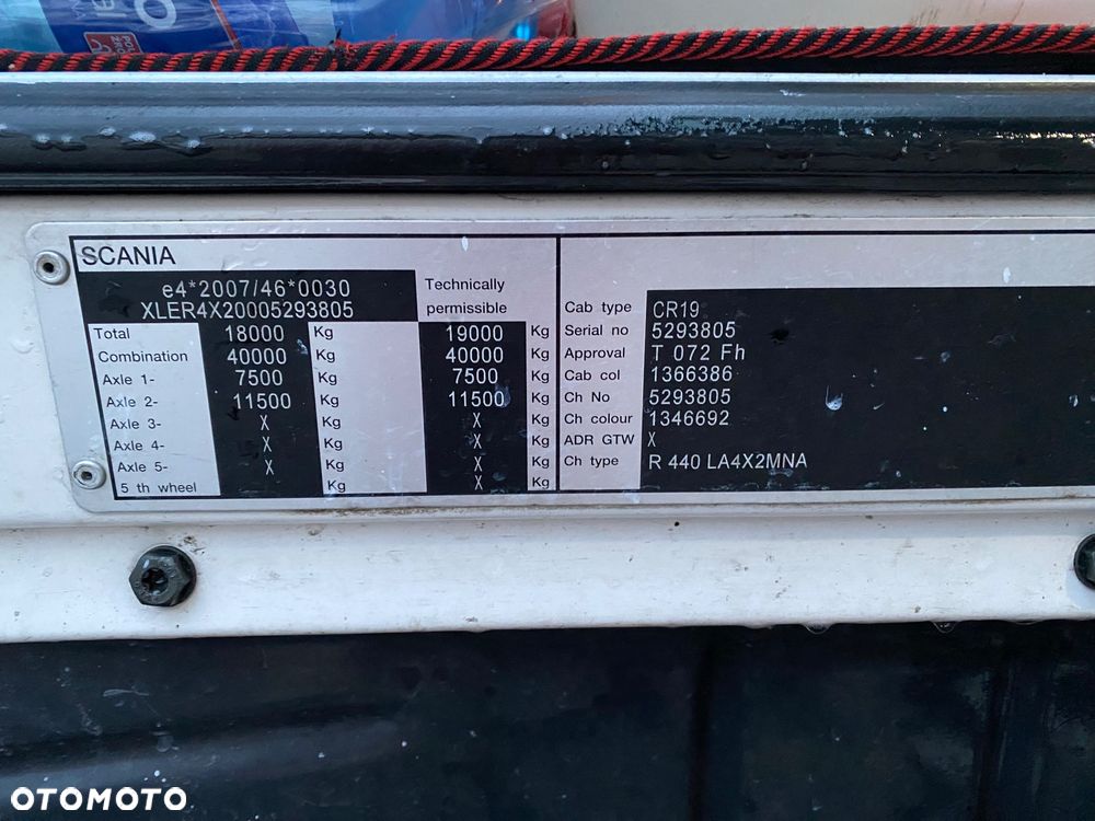 Scania R440 PDE Topline Euro 5 AdBlue ALCOA 1200L automat LED - 15
