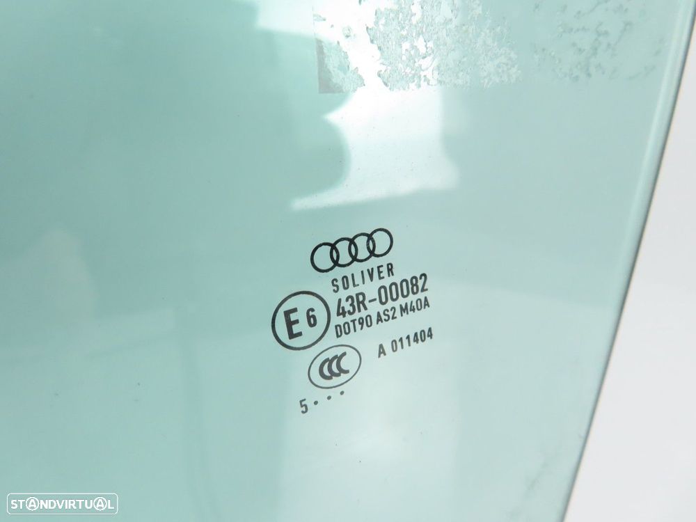 Vidro da porta Esquerdo/Frente Usado / Original AUDI A5 Sportback (8TA) - 2