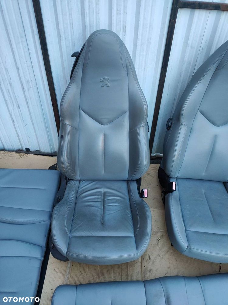 komplet foteli peugeot rcz jasna skóra - 5