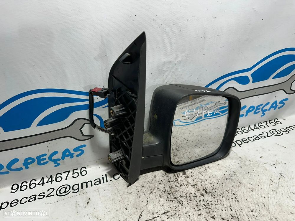 .Espelho Retrovisor Lateral Esquerdo Direito Original PSA Peugeot Bipper Citroen Nemo Fiat Fiorino 735460573 2008 - 2019 - 13