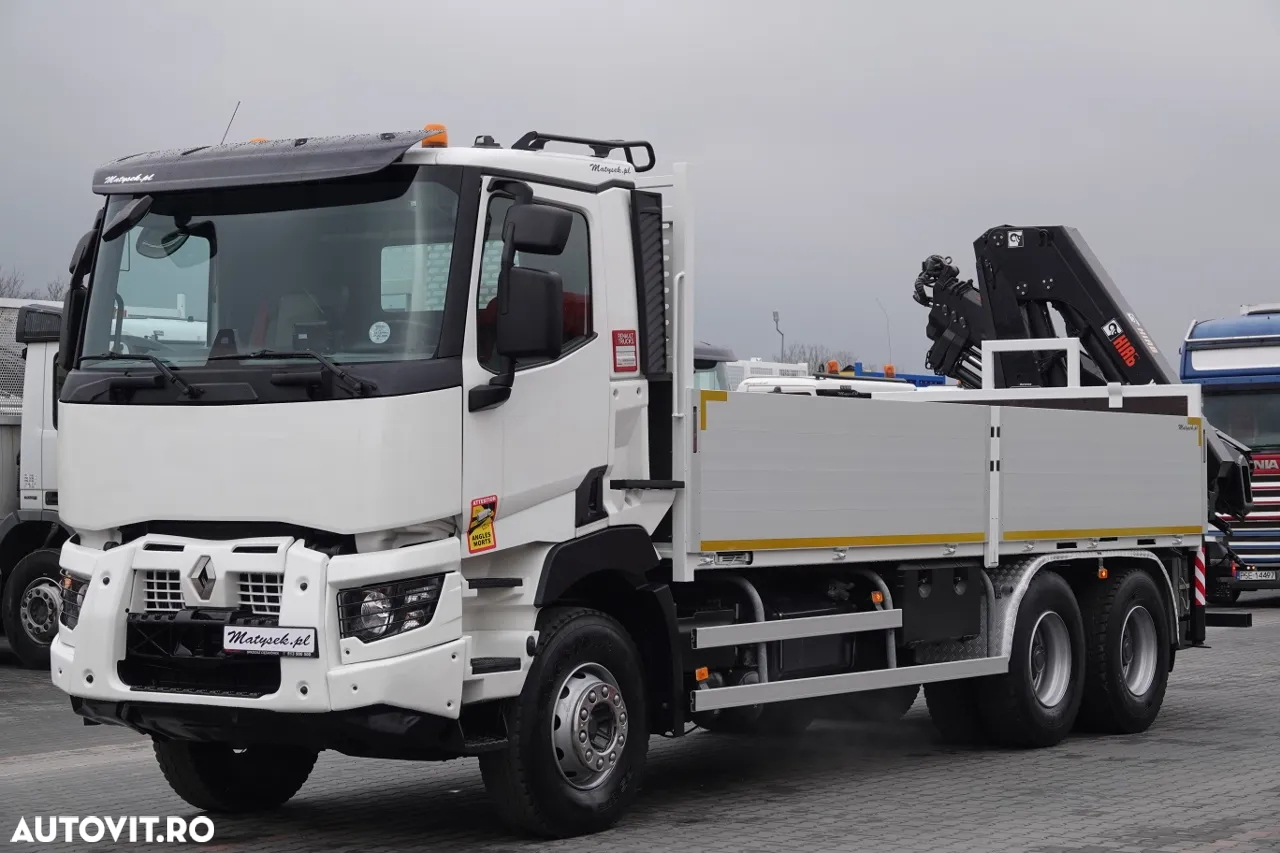Renault C 380 / 6x4 / CUTIE 6,6 m / + HDS HIAB 188 x-hiduo inaltime: 12,5 M / RADIO CONTROL / 2017 / EURO 6 - 5