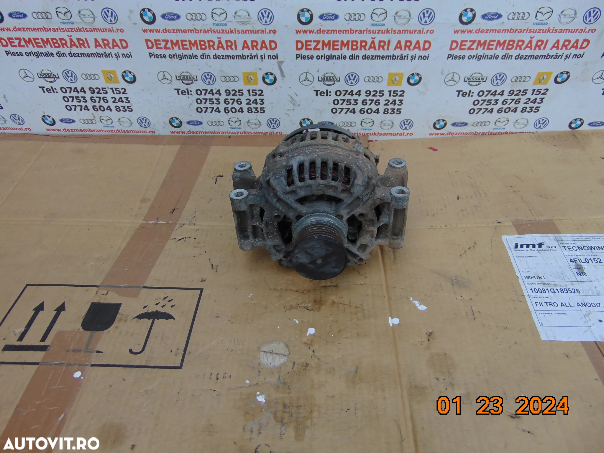 Alternator Mercedes Sprinter 2.2 euro 5 w906 Vito w639 2009-2016 cod a - 2