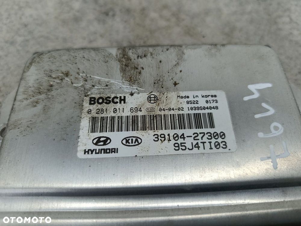KOMPUTER, STEROWNIK HYUNDAI TUSCON I 39104-27300 0281011694 2.0 CRDI - 2