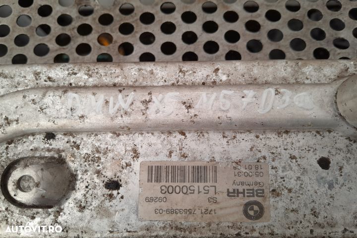 RADIATOR RACIRE ULEI 7553389 M57D30 MX1253 BMW X5 - 3