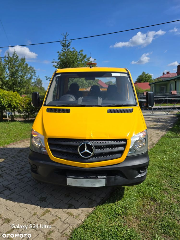 Mercedes-Benz Sprinter 313CDi Solarka Piaskarka Posypywarka Hydraulika rozrzutnik ECON Specjalny komunalny Schmidt gritter salt spreader pługopiaskarka ASR Tempomat Zimowy Komunalny - 23