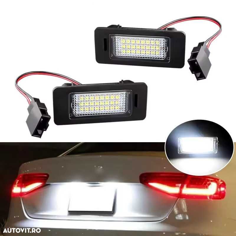 Lampi Numar LED Portbagaj AUDI A4 B8, A5, Q5, A6 C7, A7, TT,A1,VW,SEAT - 1