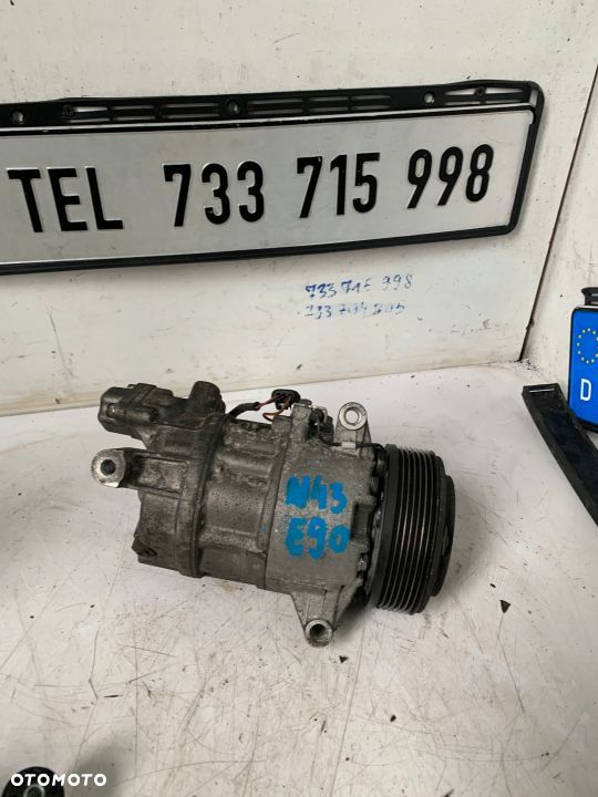 KOMPRESOR SPRĘŻARKA KLIMATYZACJI 9182794 BMW E90 - 1
