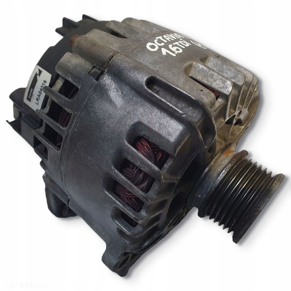 ALTERNATOR VW Golf VI A3 8P Octavia II 1.6 TDI LRA04016 - 1