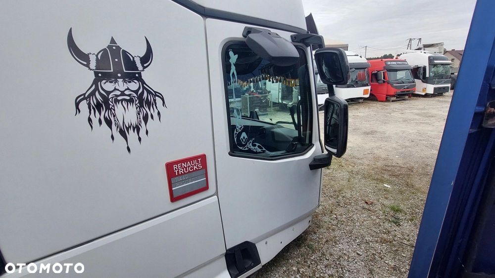 RENAULT GAMA T RANGE DRZWI PRAWE KPL TAPICERKA SZYBA - 1