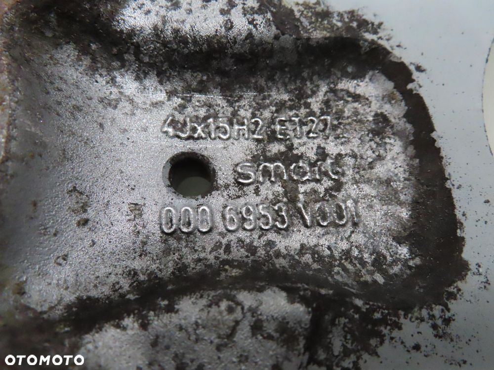 Alufelgi 15'' Smart ForTwo 3x112 0004839V001 0006953V001 - 4