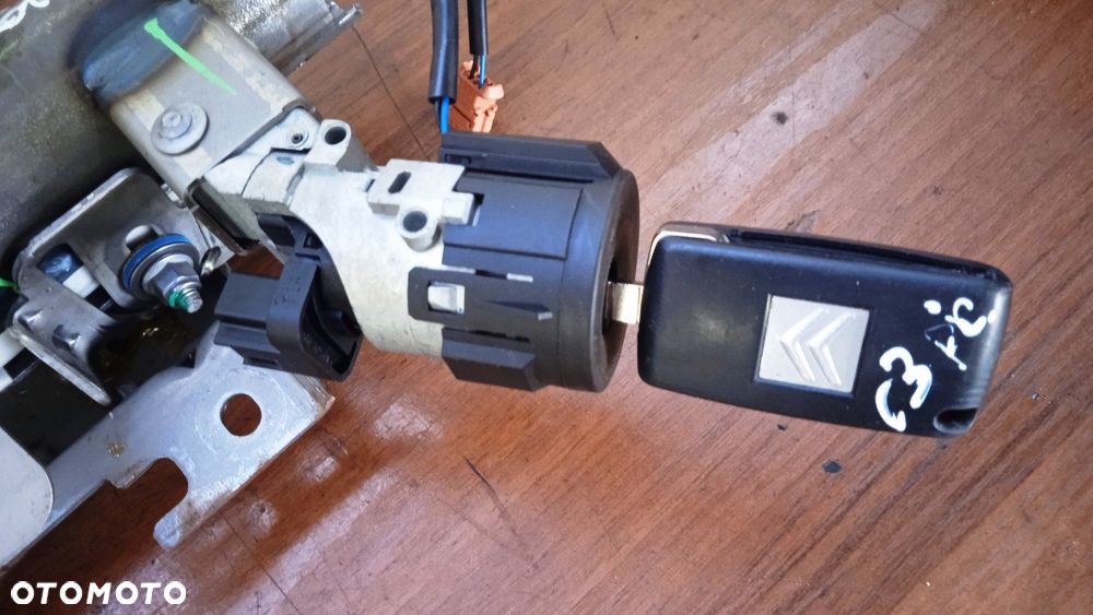 Kolumna kierownicza krzyżak stacyjka Citroen C3 Picasso 1.4 VTi 9663123280 - 5
