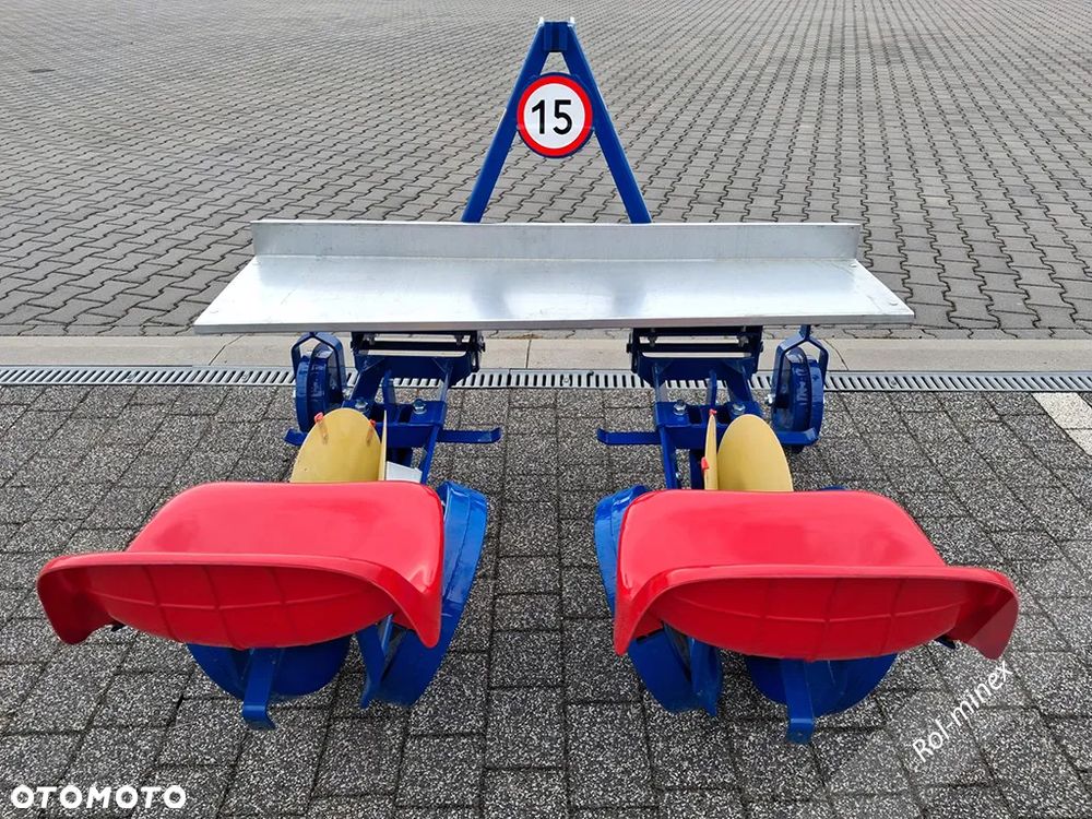 Tryby metalowe Sadzarka 2 rzędowa do rozsady warzyw Transport - 2