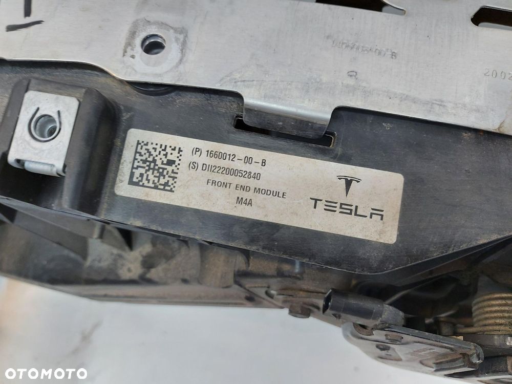 TESLA MODEL Y 2022r CHŁODNICE PAS PRZEDNI WZMOCNIENIE 1660012-00-B - 9