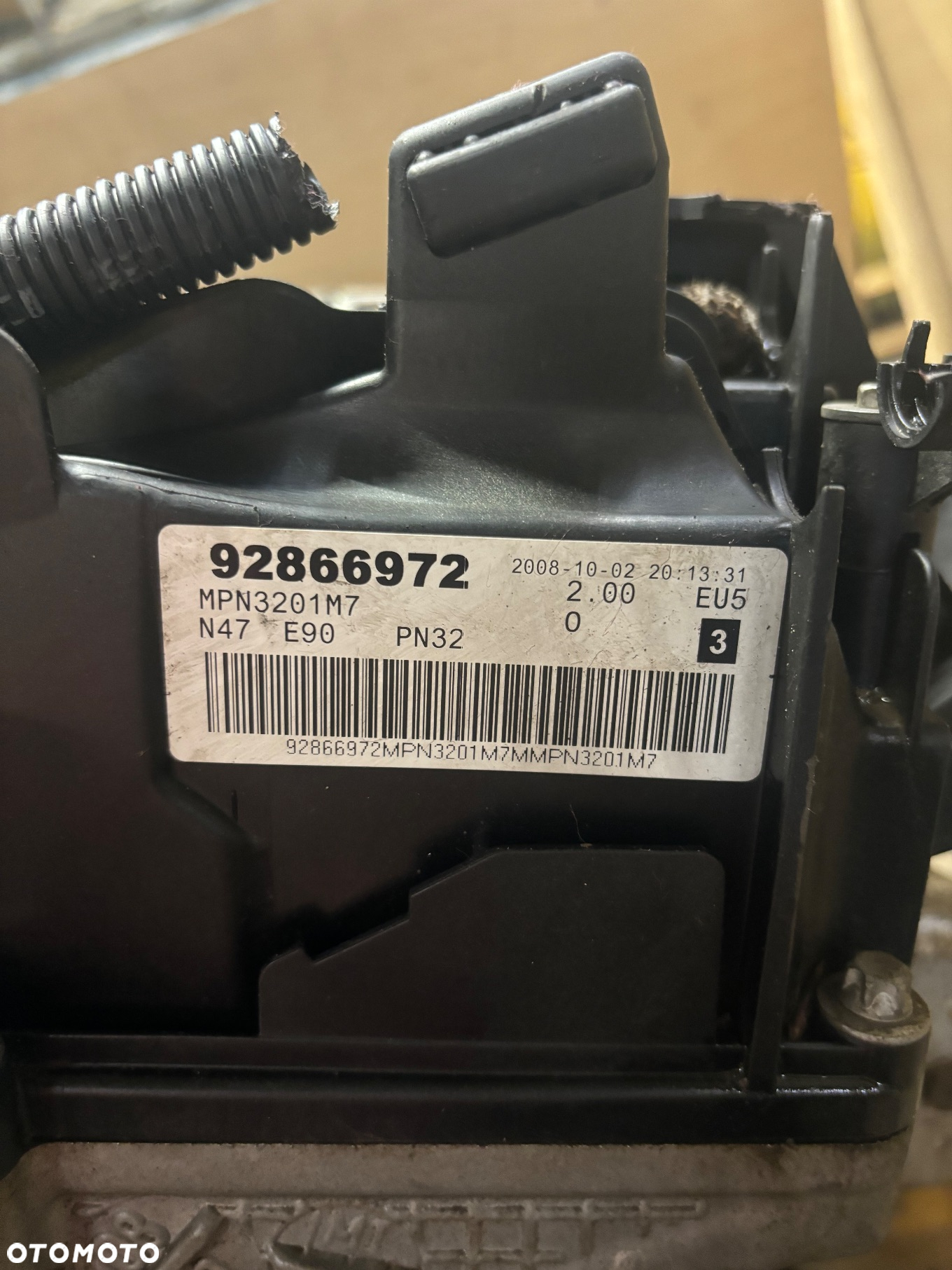Silnik kompletny slupek N47D20C n47 1 2.0D BMW e90 E91 - 9
