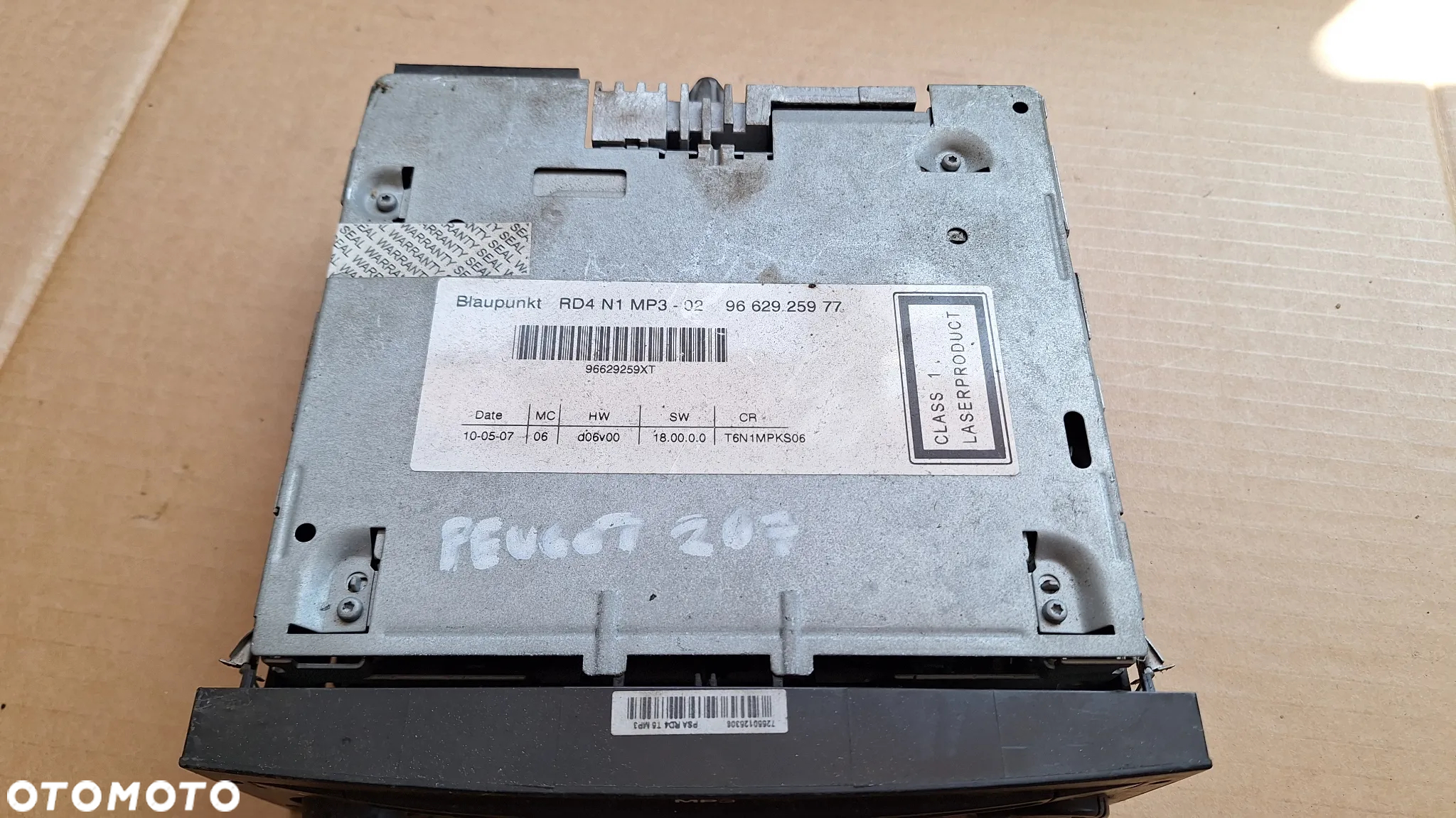 RADIO CD PEUGEOT 207 B9662925977 - 3