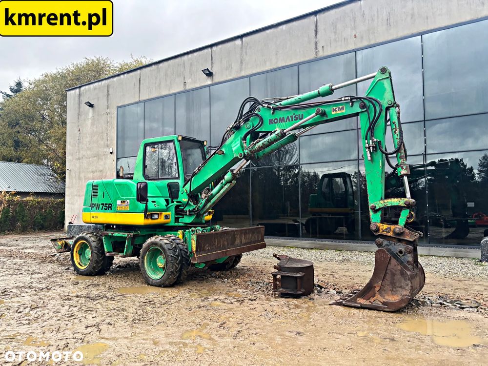 Komatsu PW 75 R KOPARKA KOŁOWA 2000r. | Komatsu pw 98 liebherr 308 309 310 wacker 9503 terex 70 Yanmar 95 - 3