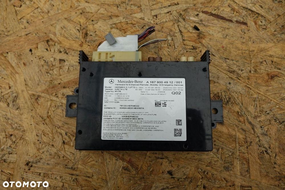 MODUŁ TELEMATIC MERCEDES W205 A1679004912 - 2