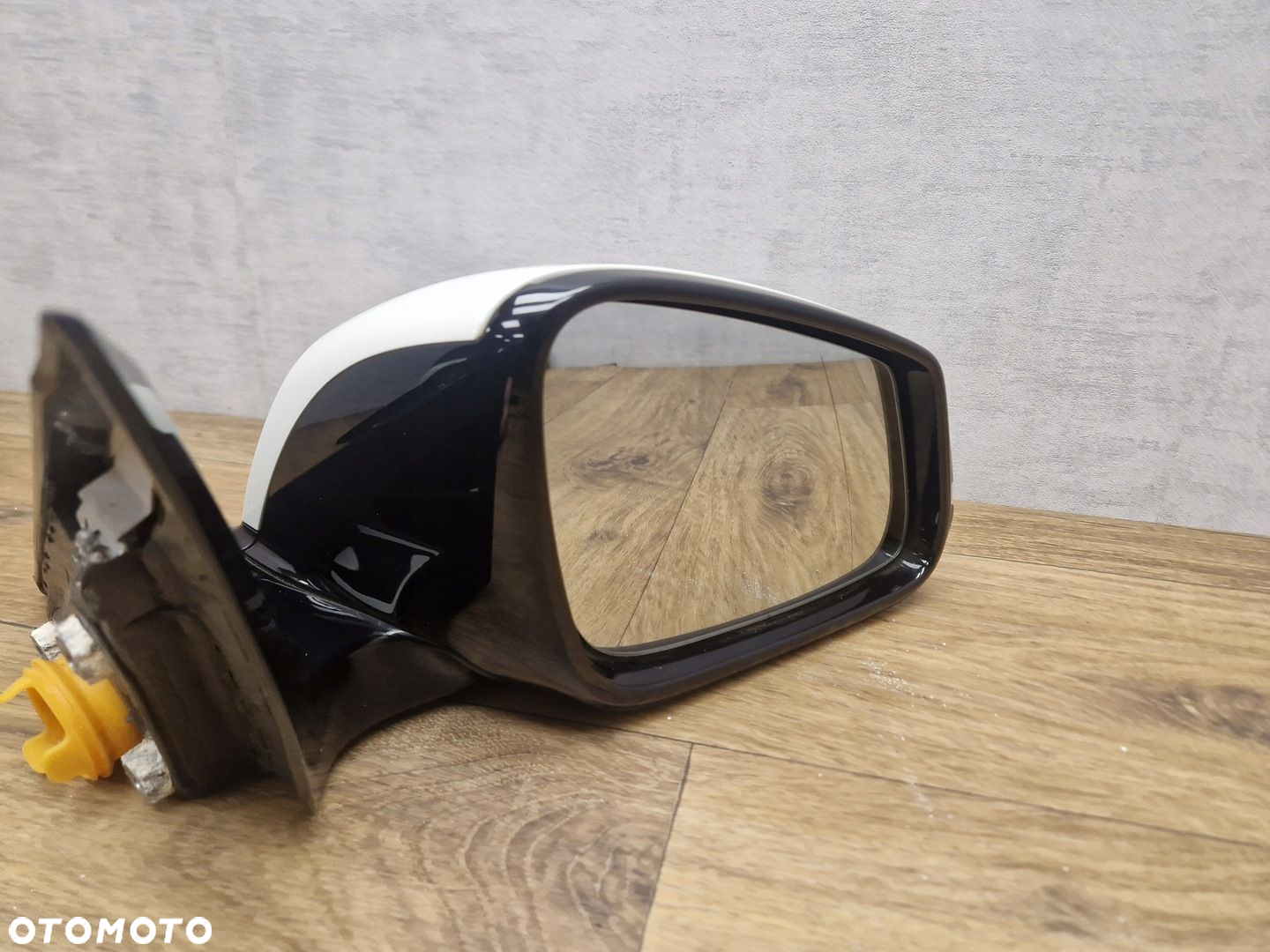BMW 4 F32 F33 F36 LUSTERKO PRAWE M-PAKIET 5 PIN UK BIAŁE A300 ALPIN WEISS - 8