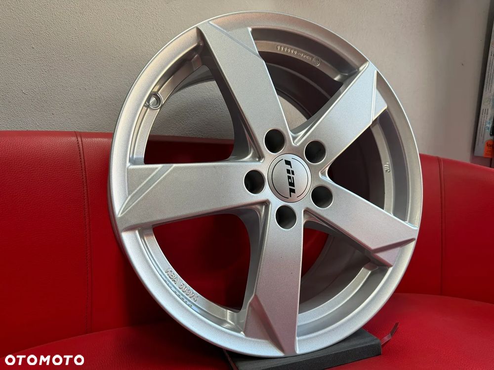 Felgi aluminiowe RIAL KK 5x112r17 et38 SREBRNE AUDI VW SKODA BMW nowe!!!! - 3