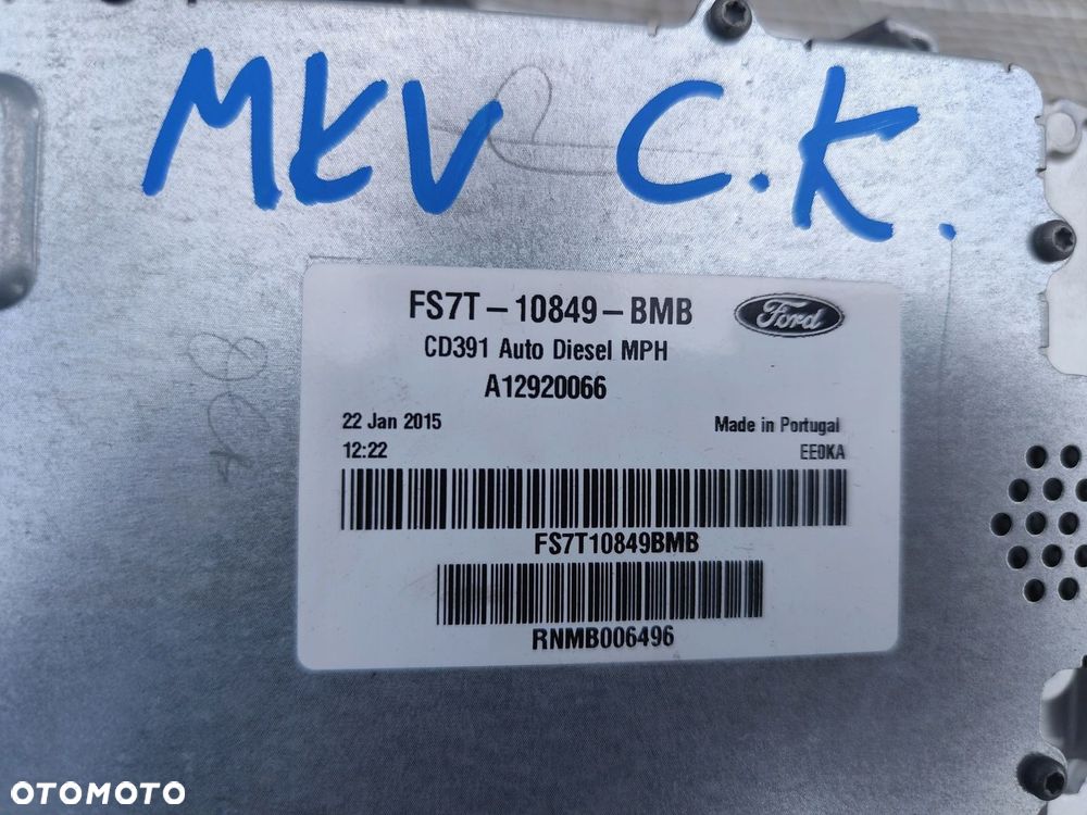 MONDEO MK5 MKV 14-19 LICZNIK ZEGARY WYŚWIETLACZ FS7T-10849-BMB - 7