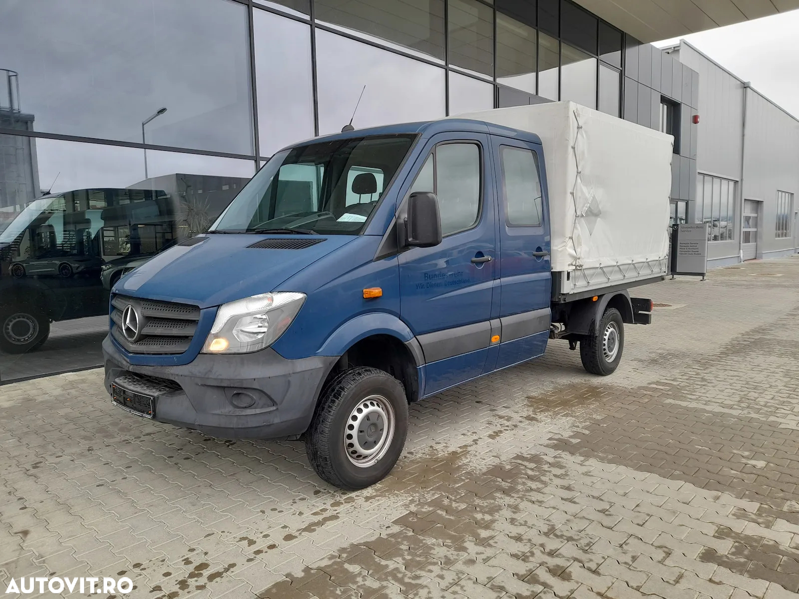 Mercedes-Benz Sprinter 316 DOKA 4X4+6 locuri cu bena transport - 2