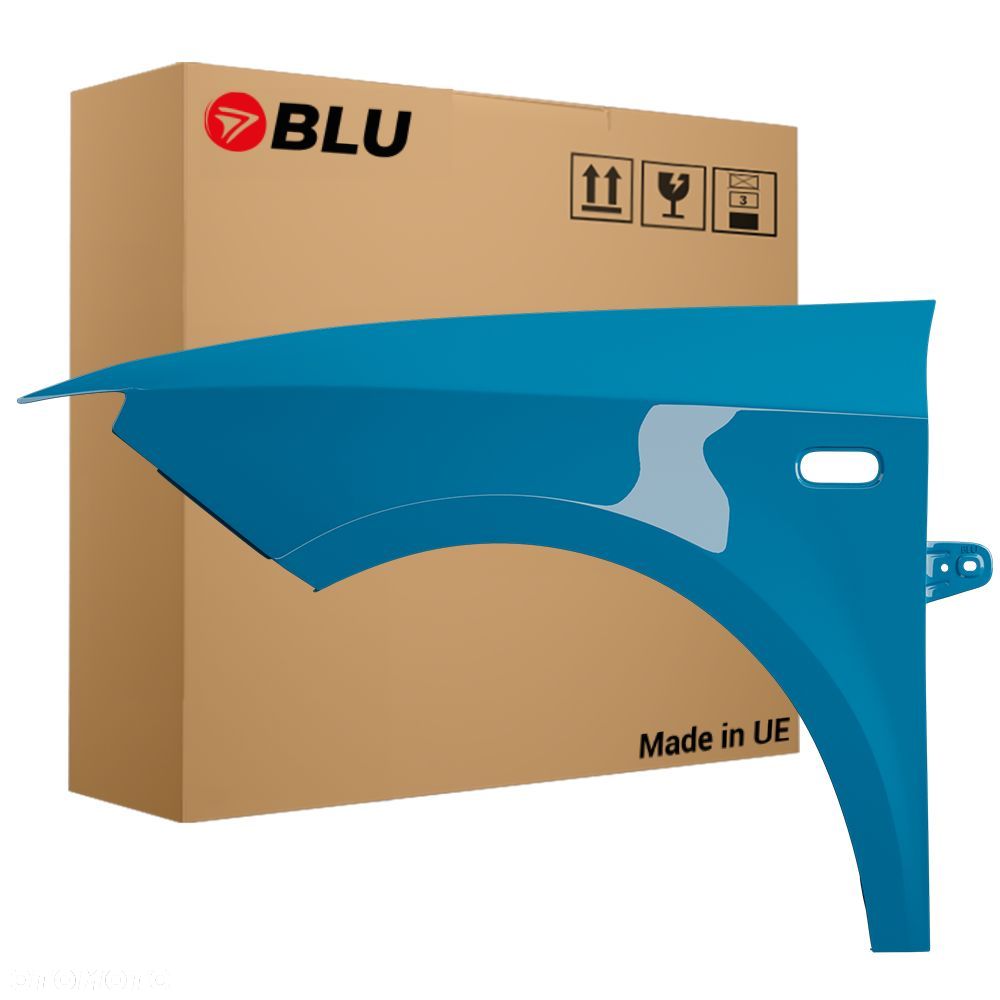 BLU Błotnik SEAT IBIZA IV 4 6J LW5N lewy niebieski 08-17 przód Blau Alor - 1