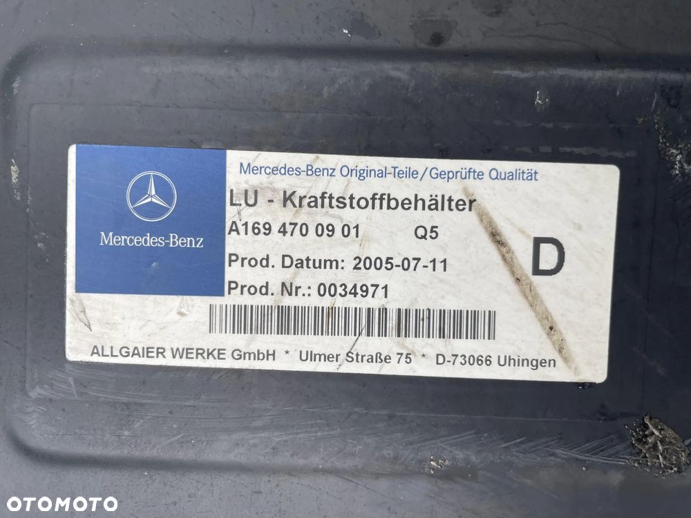 Zbiornik paliwa bak Mercedes A-Klasa W169 B-Klasa W245 diesel OE - 6