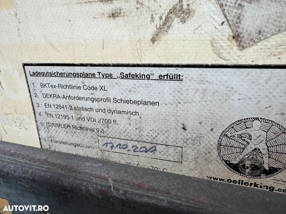 Schmitz Cargobull mega, liftanta, anvelope noi /55, ALCOA, scanduri aluminiu, finantare - 13