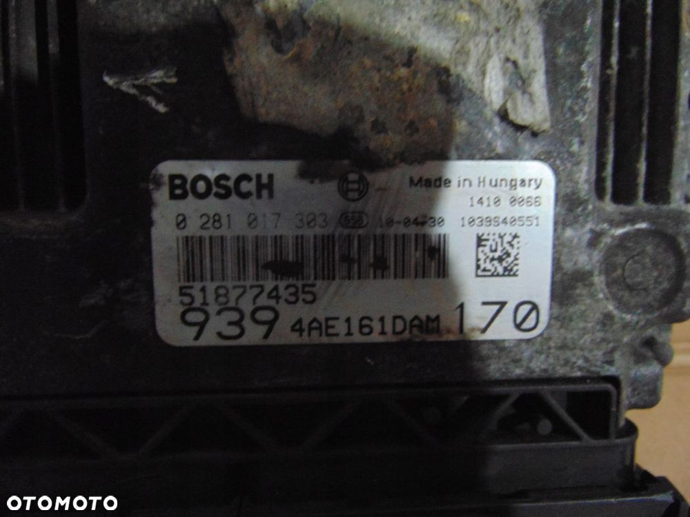 Sterownik Silnika ALFA ROMEO 159 2.0 JTDM 0281017303 51877435 - 2