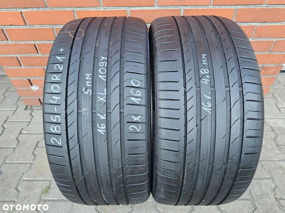 (O160) 285/40R21 109Y 4,8-5mm XL AO 16r / Continental ContiSportContact 5 - 1