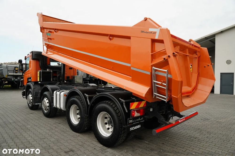 Scania P 410 / 8x4 / WYWROTKA TYLNOZSYPOWA / ALUFELGI / OPONY 100% / MANUAL / ŁADOWNOŚĆ 21 T - 6